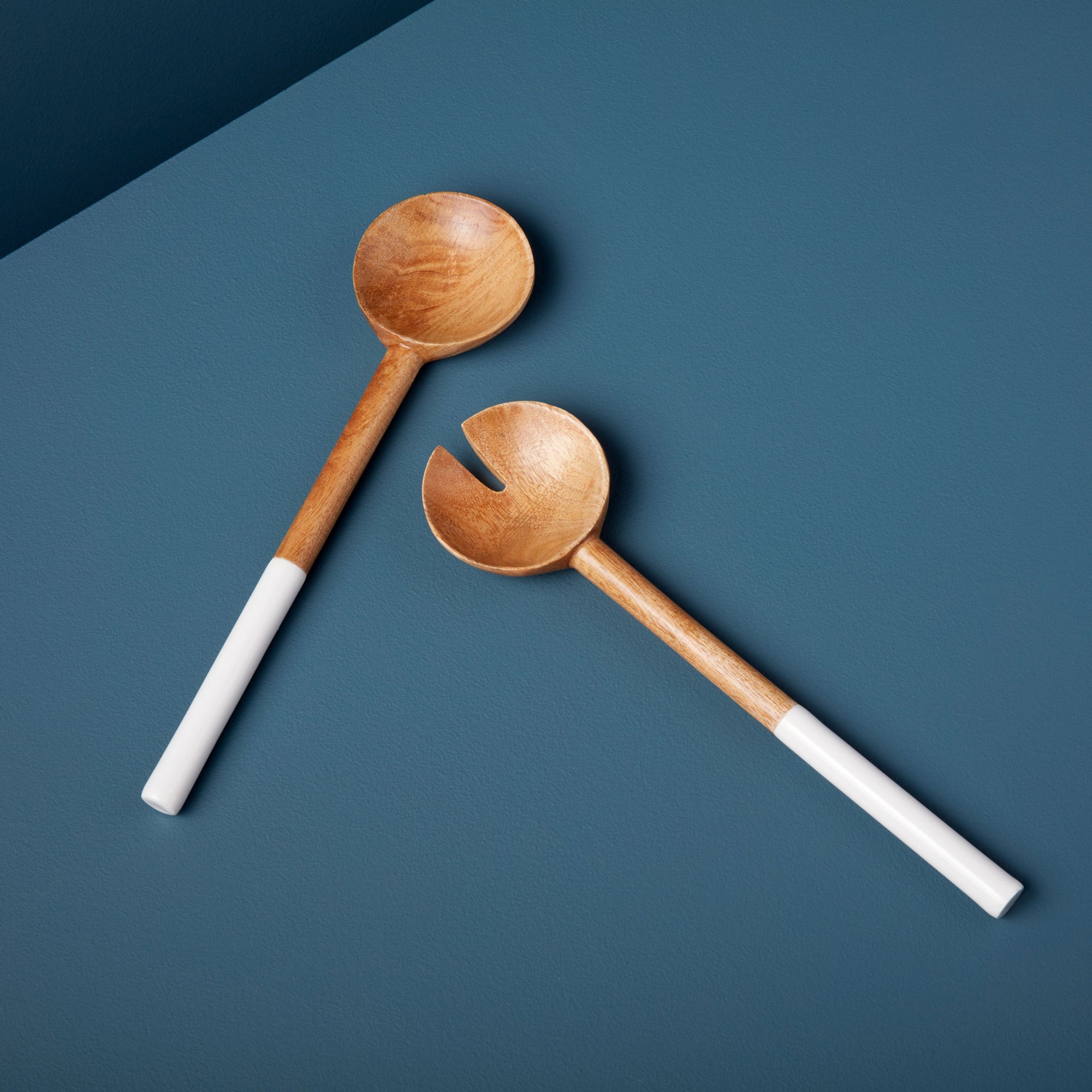 Σετ Σαλάτας από Mango Wood με Μπολ &amp; Κουτάλες Σερβιρίσματος (Essential)